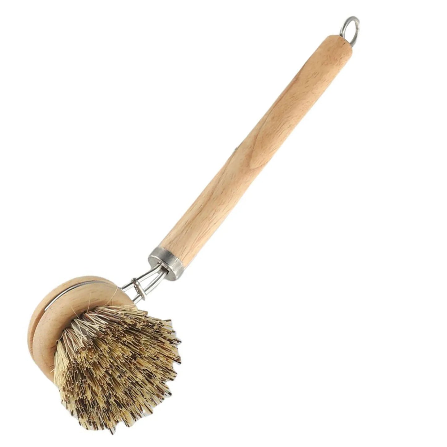 Houten afwasborstel in gebruik - duurzaam keukenproduct van Microfree