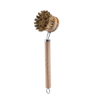Microfree houten afwasborstel met palmvezel - duurzaam en plastic-vrij