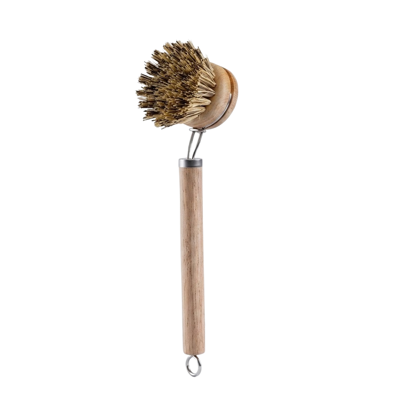 Microfree houten afwasborstel met palmvezel - duurzaam en plastic-vrij