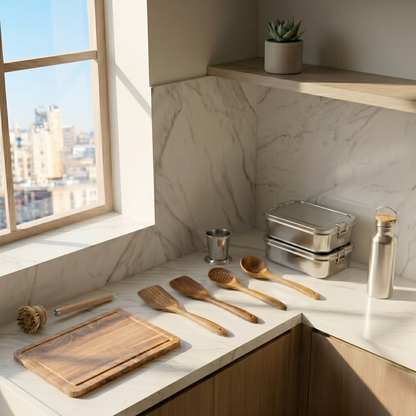 Microfree essentials set - duurzame keukenproducten BPA-vrij en plastic-vrij